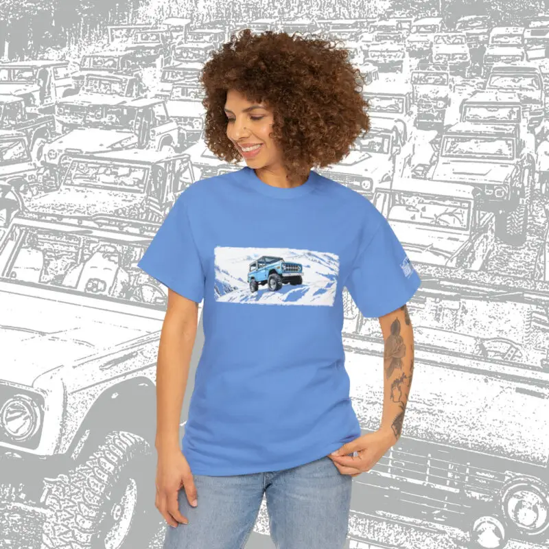 "Open Snow" ~ LPV Maiden Voyage Collection • Nothing more fun than a Bronco in the snow! If you know you know! • Gildan 5000 - Image 2