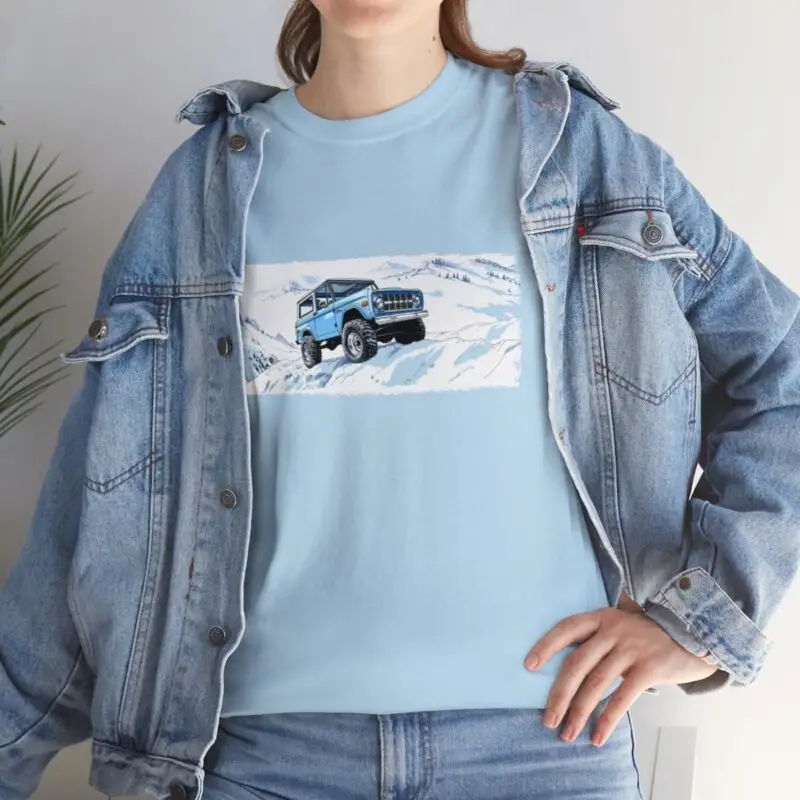 "Open Snow" ~ LPV Maiden Voyage Collection • Nothing more fun than a Bronco in the snow! If you know you know! • Gildan 5000 - Image 8