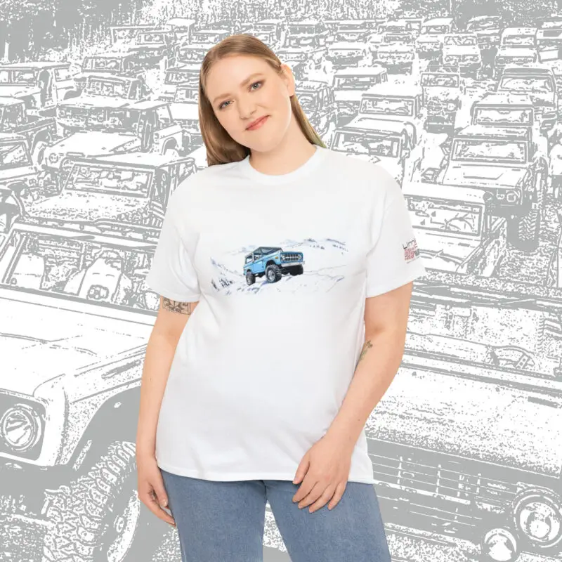 "Open Snow" ~ LPV Maiden Voyage Collection • Nothing more fun than a Bronco in the snow! If you know you know! • Gildan 5000 - Image 3