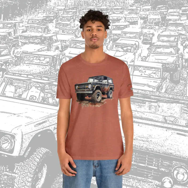"Patina Pass" ~ LPV Maiden Voyage Collection • Who doesn't love an early Bronco with a little Patina? • Bella+Canvas 3001 - Image 2