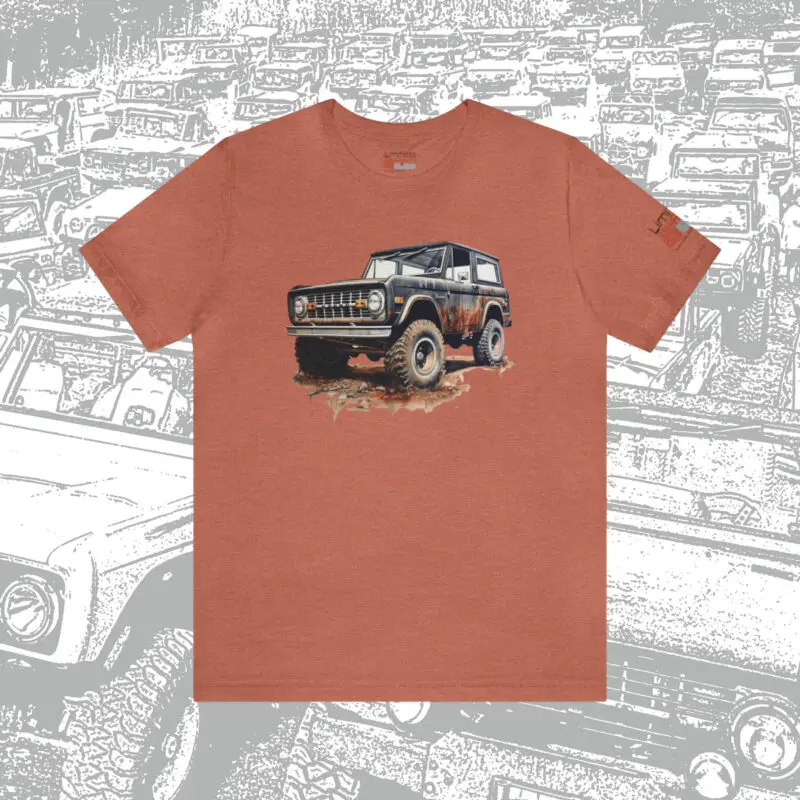 "Patina Pass" ~ LPV Maiden Voyage Collection • Who doesn't love an early Bronco with a little Patina? • Bella+Canvas 3001