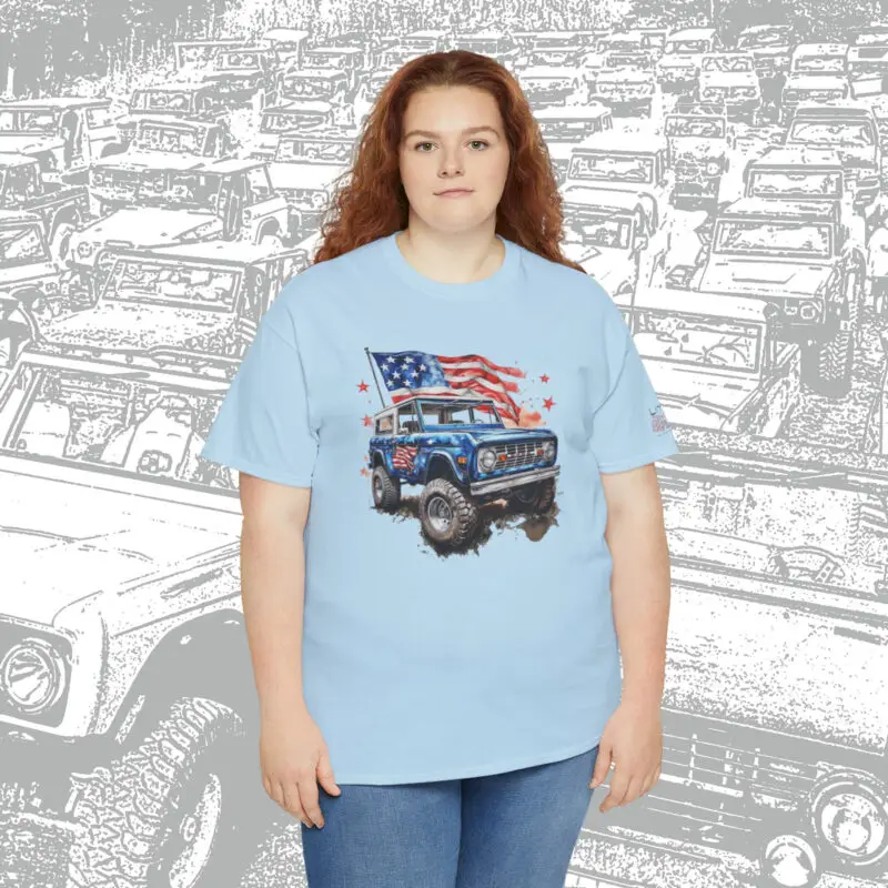 "'Merica" ~ Maiden Voyage Collection • Because the Ford Bronco was made in 'Merica! • Gildan 5000 - Image 7