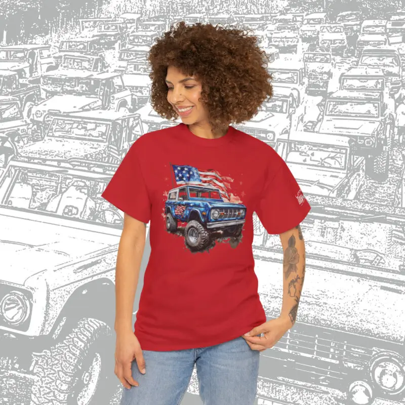 "'Merica" ~ Maiden Voyage Collection • Because the Ford Bronco was made in 'Merica! • Gildan 5000 - Image 2