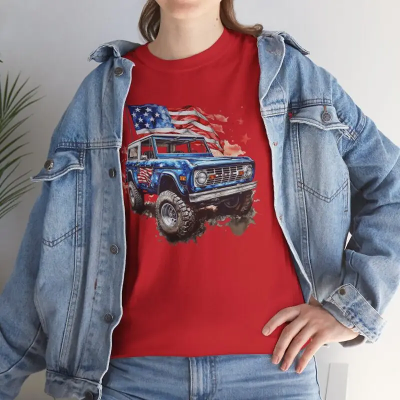 "'Merica" ~ Maiden Voyage Collection • Because the Ford Bronco was made in 'Merica! • Gildan 5000 - Image 3