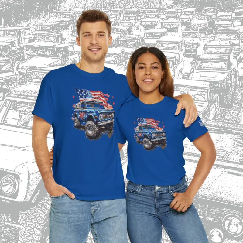 "'Merica" ~ Maiden Voyage Collection • Because the Ford Bronco was made in 'Merica! • Gildan 5000 - Image 8