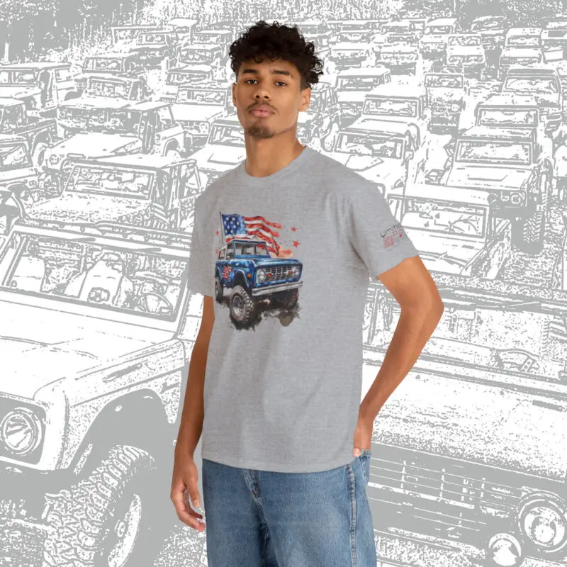 "'Merica" ~ Maiden Voyage Collection • Because the Ford Bronco was made in 'Merica! • Gildan 5000 - Image 6