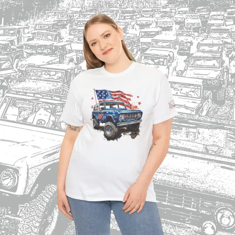 "'Merica" ~ Maiden Voyage Collection • Because the Ford Bronco was made in 'Merica! • Gildan 5000 - Image 4