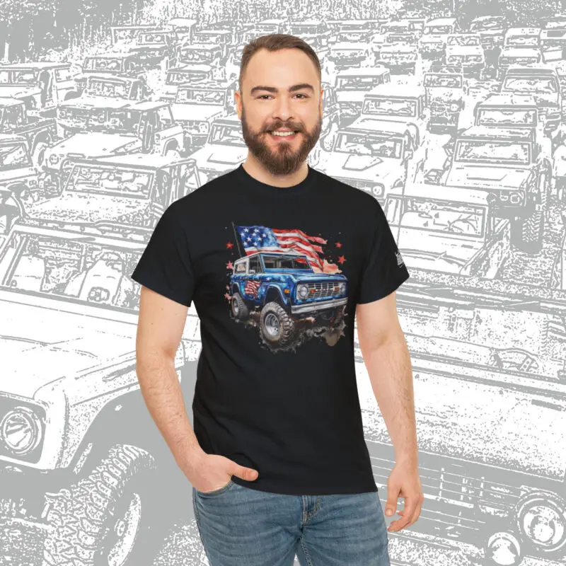 "'Merica" ~ Maiden Voyage Collection • Because the Ford Bronco was made in 'Merica! • Gildan 5000 - Image 5